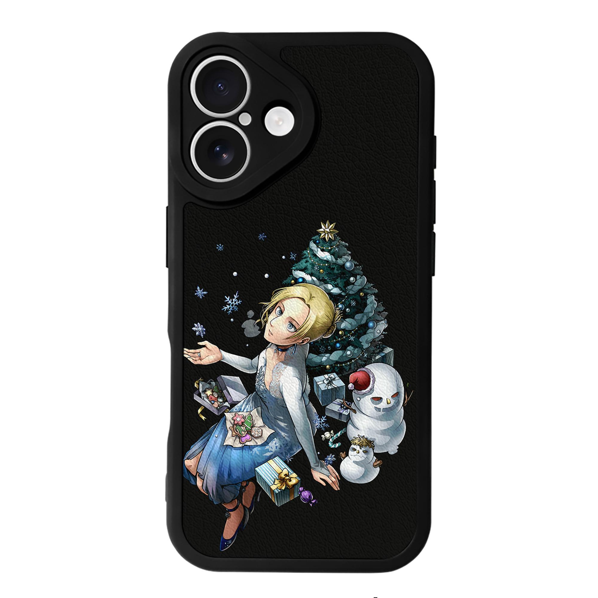 （画像用） 進撃の巨人 アニ・レオンハート Attack on Titan Annie Leonhart 【iPhone 16シリーズ対応】シリコンスマホケース（レザー調） 材質：シリコン